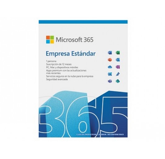 MICROSOFT OFFICE 365 BUSINESS STANDARD UN AÑO DESCARGA DIGITAL