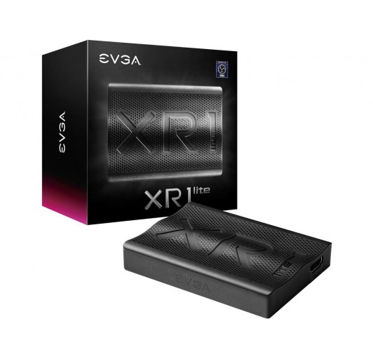 EVGA XR1 lite Capture Card, Certified for OBS, USB 3.0, 4K Pass Through, PC, PS5, PS4, Xbox Series X and S, Xbox One, Nintendo Switch, 141-U1-CB20-LR