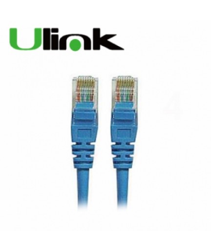 CABLE RED ULINK CAT5E 1MT AZUL