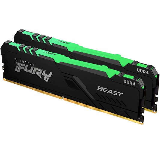 16GB (2X8) KINGSTON FURY BEAST 3600MHZ CL17 RGB