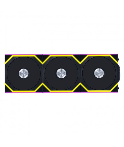 Lian Li UNI Fan SL - Wireless 120 -3xPack (Reverse Blade) ARGB Fan - 2.4 GHz Wireless Controller Included - Customizable Lighting Effects - Controller requesd for use - Black (12RSL1W3B)
