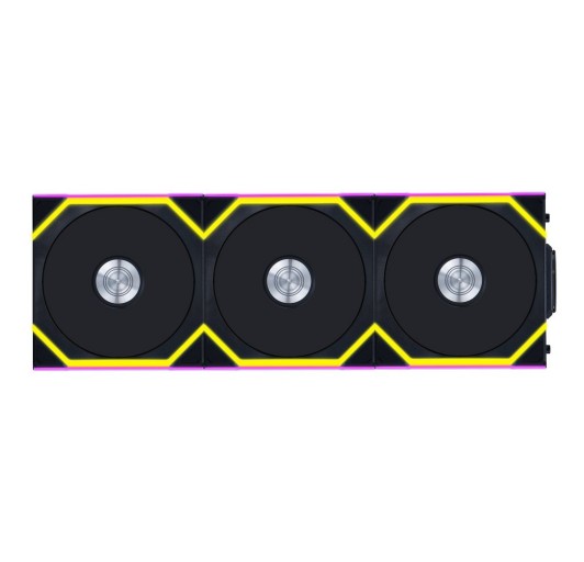 Lian Li UNI Fan SL - Wireless 120 -3xPack (Reverse Blade) ARGB Fan - 2.4 GHz Wireless Controller Included - Customizable Lighting Effects - Controller requesd for use - Black (12RSL1W3B)