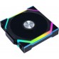 Lian Li UNI Fan SL-Wireless 120 - Single Pack, Performance-Oriented Fan ARGB Fan WITHOUT Wireless Connector, Daisy-Chain Design, Customizable Lighting Effects, Low-Noise - Black (12SL1W1B)