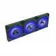 Lian Li UNI FAN SL Infinity LCD Flex 120mm Normal Blade (NOT Reverse) ARGB Fan, 3 Pack, Controller Not Included, Black (12SLIND1F3B)