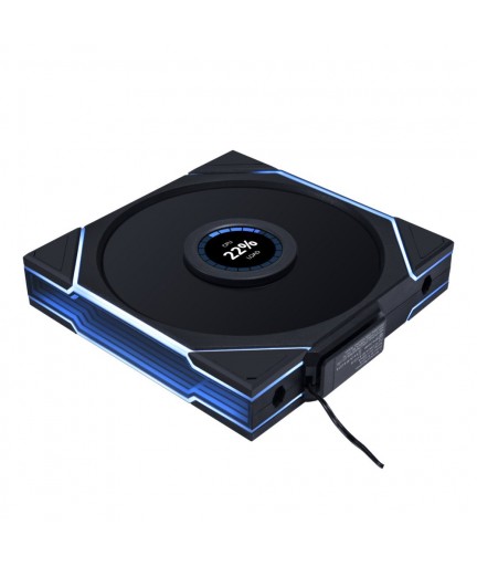 14RTLLCD1W1BLian Li UNI Fan TL - LCD Wireless 140 - Single Pack (Reverse Blade) - 2.4 GHz Wireless Signal Control - Infinity Mirror Design - LCD Display - Controller NOT Included & Required - Black (14RTLLCD1W1B)