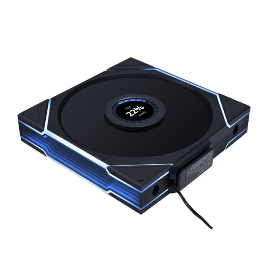 14RTLLCD1W1BLian Li UNI Fan TL - LCD Wireless 140 - Single Pack (Reverse Blade) - 2.4 GHz Wireless Signal Control - Infinity Mirror Design - LCD Display - Controller NOT Included & Required - Black (14RTLLCD1W1B)