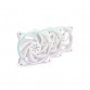 In Win Sirius Pure ASP120 Addressable RGB Fan Kit White 120mm (Triple Pack)