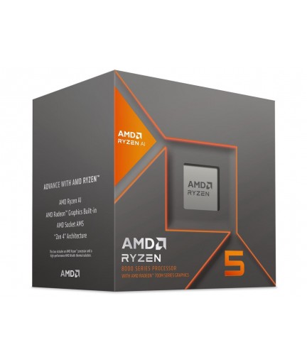 AMD Ryzen 5 8600G AM5  / 4.3 GHz / 6x core /12 threads / 16 MB cache - Socket - Box