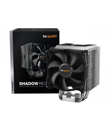 be quiet! Shadow Rock 3 - Processor cooler - (for: LGA1155, LGA1150, LGA1151, LGA2011-3 (Square ILM), AM4, LGA2066, LGA1200, LGA1700) - aluminum with copper base - 120 mm