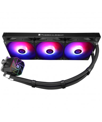 Thermalright Aqua Elite 360 Black ARGB V3 AIO CPU Cooler, 360 Liquid Cooling, ARGB PWM Fans, Intel LGA1150-1200/2011/1700, AMD AM4/AM5
