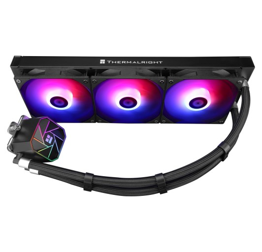 Thermalright Aqua Elite 360 Black ARGB V3 AIO CPU Cooler, 360 Liquid Cooling, ARGB PWM Fans, Intel LGA1150-1200/2011/1700, AMD AM4/AM5