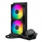 Cooler Master MLW-D24M-A18PA-R1 MASTERLIQUID Core II 240 mm Simple Water Cooling CPU Cooler, Black