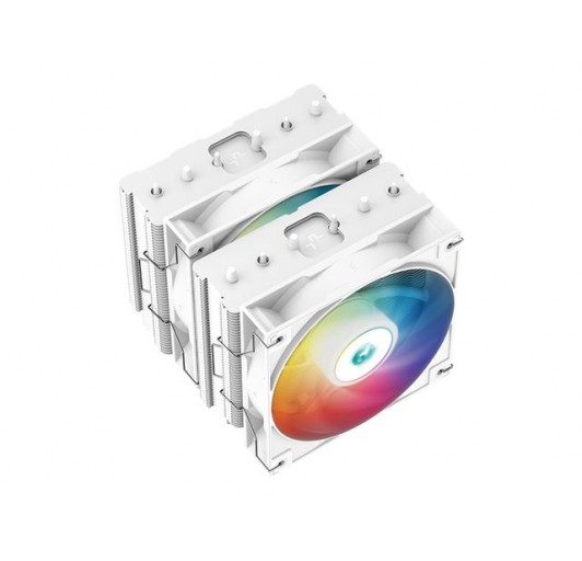 Deepcool AG620 WH ARGB  (for: LGA1155, LGA2011, LGA1150, LGA2011-3, LGA1151, AM4, LGA2066, LGA1200, LGA1700, AM5) - 120 mm - white