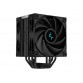 Deepcool AK400 ZERO DARK PLUS  (for: LGA1155, LGA1150, LGA1151, AM4, LGA1200, LGA1700, AM5) - 120 mm - black