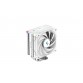 DeepCool AK400 DIGITAL WH Air Cooler, Single Tower, Real-Time CPU Status Screen, 4 Copper Heat Pipes, 220W Heat Dissipation, All White Design