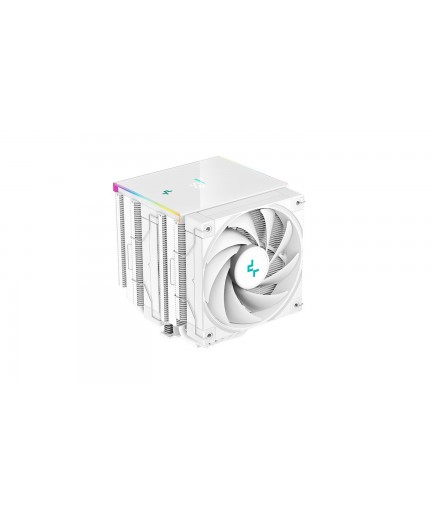 DeepCool AK620 DIGITAL WH Performance Air Cooler, Dual-Tower Layout, Real-Time CPU Status Screen, 6 Copper Heat Pipes, 260W Heat Dissipation, Twin 120mm FDB Fans, All White Design