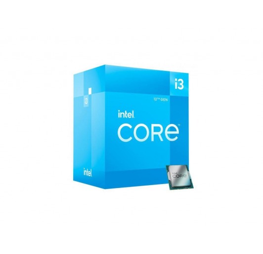 Intel Core i3 12100 - 3.3 GHz - 4 cores - 8 threads - 12 MB cache - LGA1700 Socket - Box