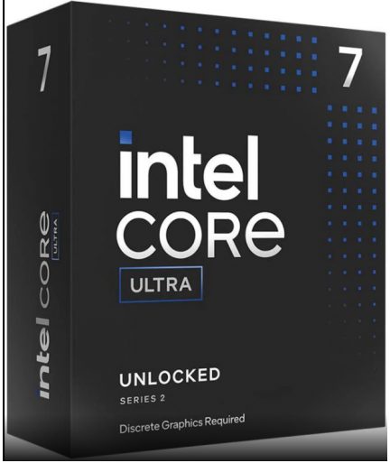 Intel Core Ultra 7 265KF - Core Ultra 7 (Series 2) Arrow Lake 20-Core (8P+12E), LGA 1851, 125W (BX80768265KF)