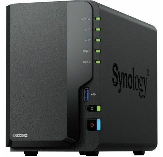 Synology DiskStation DS225+ SAN/NAS Storage System