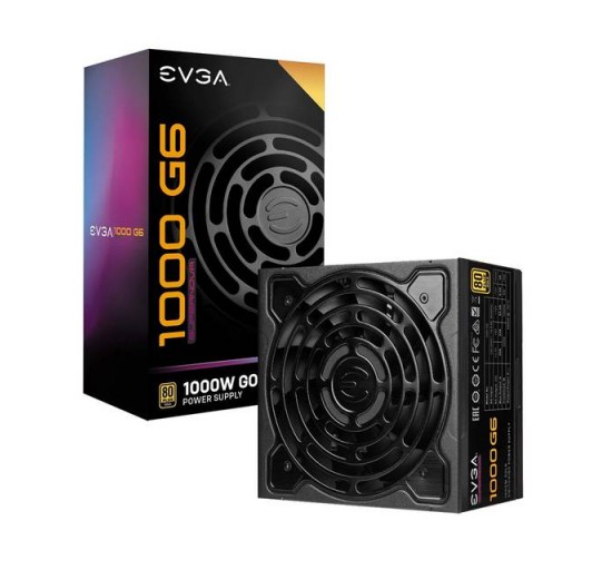 EVGA SuperNOVA G6 Series  1000W 80 PLUS Gold Fully Modular 220-G6-1000-X1