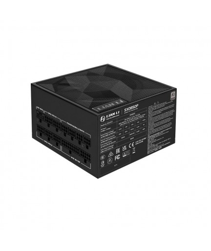 Lian Li SX 850W Full Modular ATX Form Factor Power Supply with 12V-2x6 Cable - ATX 3.1 & PCIE 5.1 Compliant, Cybenetics Platinum Efficiency - 100 Percent Japanese 105C Capacitors - Black (SX0850P.B) Lian Li SX 850W Full Modular ATX Form Factor Power Supply with 12V-2x6 Cable - ATX 3.1 & PCIE 5.1 Compliant, Cybenetics Platinum Efficiency - 100 Percent Japanese 105C Capacitors - Black (SX0850P.B)