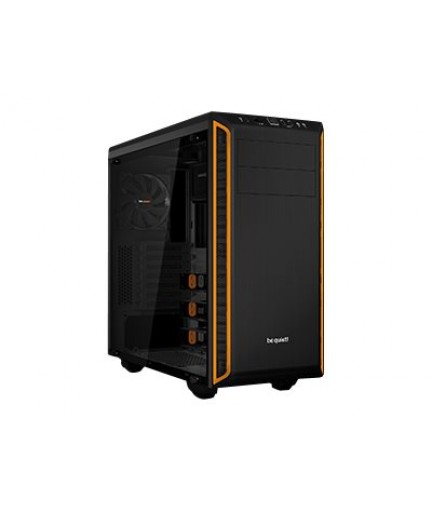 be quiet! Pure Base 600 Window ATX - black, orange - USB/Audi