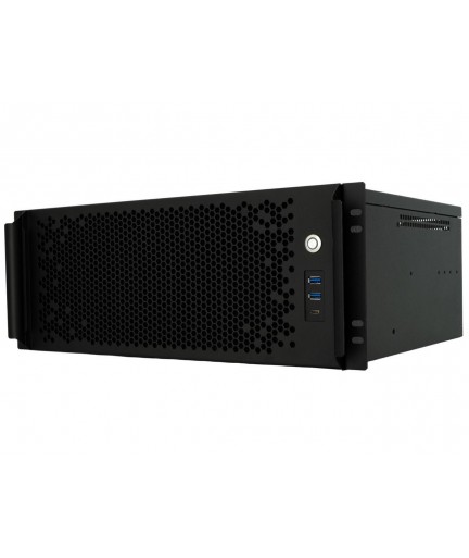 Sliger CX4150a | 4U 15" Short Depth Rackmount Chassis | ATX PSU | 3x 120mm Fan | 360mm AIO | 8x PCIe Slot Cutouts | 1x USB C & 2x USB A | Gaming PC |