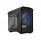 Fractal Design Torrent Nano RGB  windowed side panel (tempered glass)  tinted light black - USB/Audio