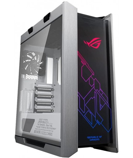 ASUS ROG Strix Helios GX601RGB Mid-Tower ATX/ EATX Motherboards with Tempered Glass  (White)