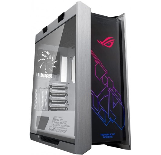 ASUS ROG Strix Helios GX601RGB Mid-Tower ATX/ EATX Motherboards with Tempered Glass  (White)