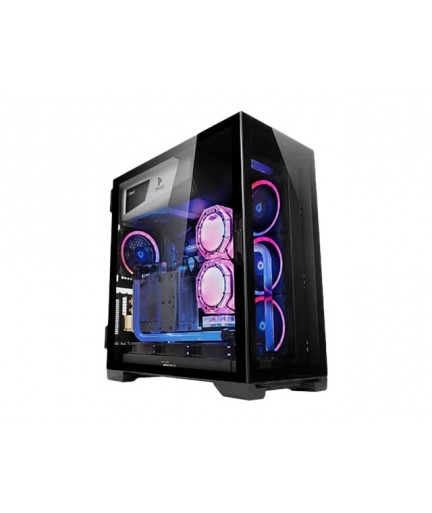 Antec P120 Crystal Performance, Tempered Glass Front & Side Panels, Slide Button Design, 2 x 360 mm Radiators, Whilte LED USB 3.0, Aluminum VGA Holder Included