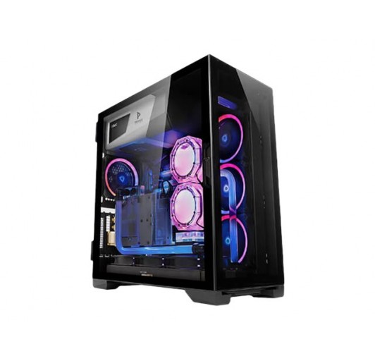 Antec P120 Crystal Performance, Tempered Glass Front & Side Panels, Slide Button Design, 2 x 360 mm Radiators, Whilte LED USB 3.0, Aluminum VGA Holder Included