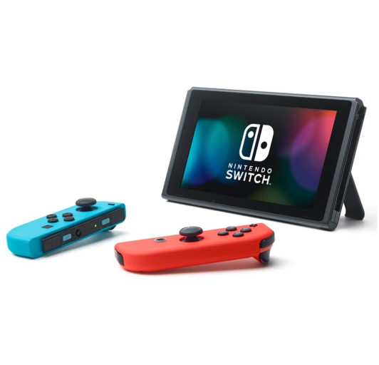 Nintendo Switch with Neon Blue and Neon Red Joy‑Con - HAC-001(-01)