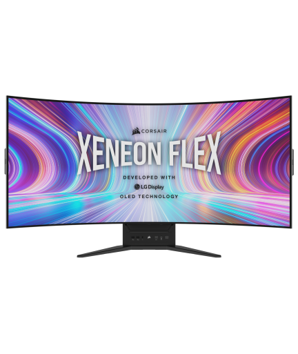 CORSAIR  45"XENEON FLEX 45WQHD240 OLED (3440 x1440) 240Hz Bendable Gaming Display - G-SYNC Compatible - FreeSync™ Premium 