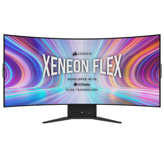 CORSAIR  45"XENEON FLEX 45WQHD240 OLED (3440 x1440) 240Hz Bendable Gaming Display - G-SYNC Compatible - FreeSync™ Premium 