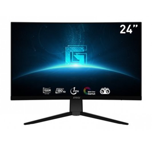 MSI G2422C 24" 1920x1080 Full HD (1080p) @ 180Hz/ VA/ curved/   250 cd/m² - 3000:1 - 1 ms - 2xHDMI, DP