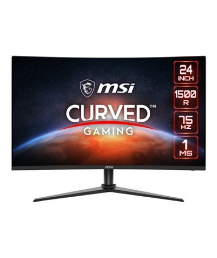 MSI G243CV LED gaming curved - 23.6" - 1920 x 1080 Full HD (1080p) @ 75 Hz/ VA / 3000:1 / 1 ms / HDM/ DP