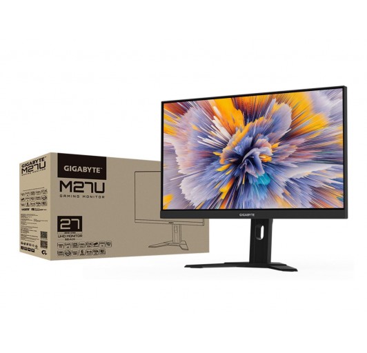 GIGABYTE 27" 160Hz IPS UHD Monitor FreeSync Premium Pro (AMD Adaptive Sync) 3840x2160 (4K) Built-in Speakers M27U SA