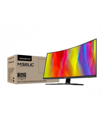 GIGABYTE M32UC 32" (31.5" Viewable) UHD 3840 x 2160 (4K) 144 Hz / OC 160 Hz (with DP 1.4) HDMI/ DP/ USB Audio FreeSync Premium Pro (AMD Adaptive Sync)  Curved Gaming Monitor