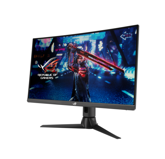 ASUS 27" ROG Strix XG27AQV LED gaming  curved/ 2560 x 1440 WQHD @170Hz/ Fast IPS/  400 cd/m² /1000:1/ HDR10 /1ms/  2xHDMI/ DP