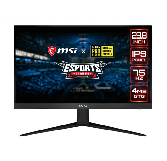 MSI Optix G241V E2 24" Full HD 1920 x 1080 4/ 1 ms (GTG)/(MPRT) 75 Hz HDMI, DP AMD FreeSync Gaming Monitor