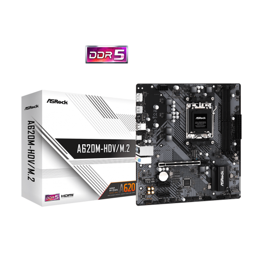 ASROCK A620M-HDV/M.2 2x USB 3.2 1x USB 3.2 Type-C