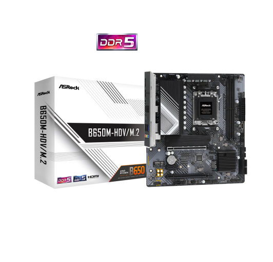 ASROCK B650M-HDV/M.2 Socket AM5 Ryzen 7000