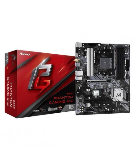 ASROCK B550 PHANTOM GAMING 4 AC  AM4/ B550/4x CrssFX SATA3&USB3.2/ WiFi &Blth/ M.2 ATX