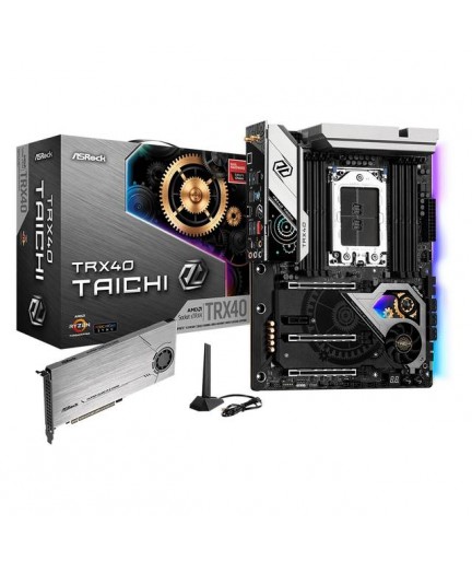 ASRock TRX40 TAICHI  sTRX4/ AMD TRX40/ DDR4/ 3xCrssFX & SLI/ SATA3&USB3.2/ M.2/ WiFi/ Bt ATX