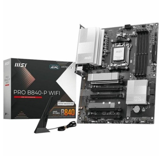 MSI Pro B840-P WIFI Gaming Desktop  AMD B840 Chipset -AM5 - ATX MSI Pro B840-P WIFI Gaming Desktop  AMD B840 Chipset -AM5 - ATX
