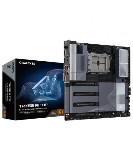 GIGABYTE TRX50 AI TOP-2B AMD Socket sTR5 support AMD Ryzen Threadripper PRO 7000 processors/AMD Ryzen Threadripper 7000 Series processors AMD TRX50 DDR5 SATA3 M.2 EATX 
