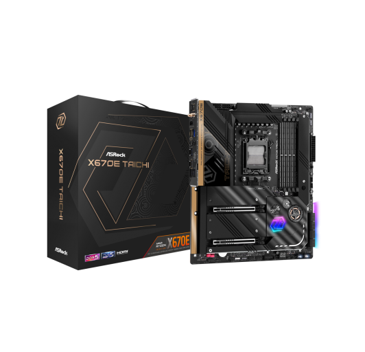 ASRock X670E Taichi AM5 DDR5 AMD Ryzen™ 7000 X670E SATA 6Gb/s E-ATX 