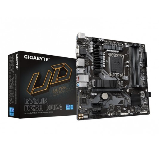 Gigabyte B760M DS3H DDR4 - LGA1700/ USB 3.2 , USB-C 3.2/ 2.5 GLAN mATX 