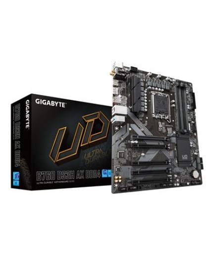 Gigabyte B760 DS3H AX DDR4 - 1.X LGA1700 B760/USB 3.2 Gen1/ USB 3.2 Gen2, USB-C 3.2 Gen 2x2 /GLAN/ Wi-Fi  